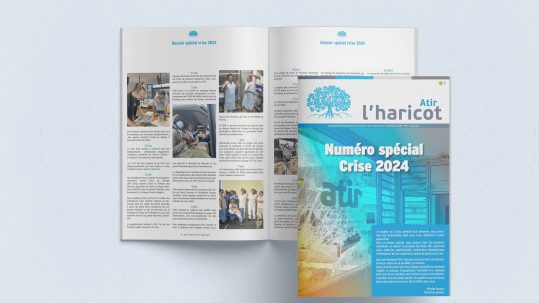 Atir l'haricot, le journal interne de l'Atir, consacre un numéro spécial à la crise vécue en Nouvelle-Calédonie en mai et juin 2024.